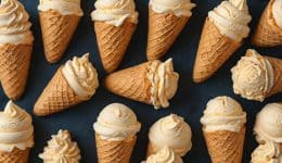 vressyntages-Peanut butter ice cream cones