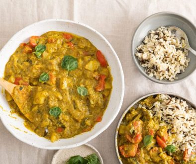 vressyntages-Vegetables with Curry and Coconut Cream