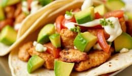 vressyntagesChicken and avocado tacos.