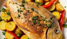 vressyntagesOven-Baked Sea Bream with Potatoes