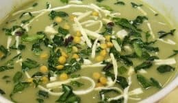 vressyntagesVeloute soup with spinach